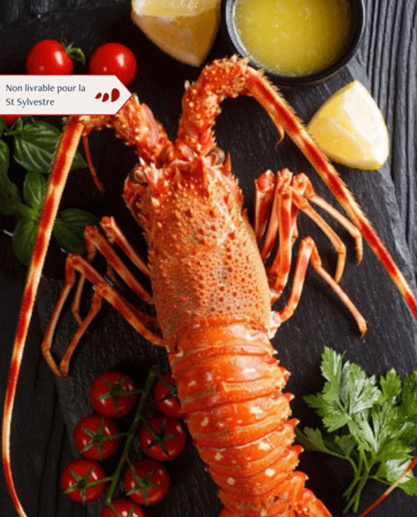 Langouste royale cuite par nos soins