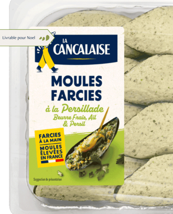 Moules farcies à la persillade